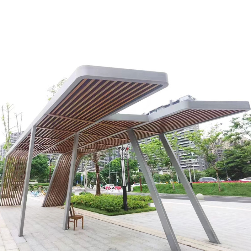 Composita materia imitatio lignum pergola