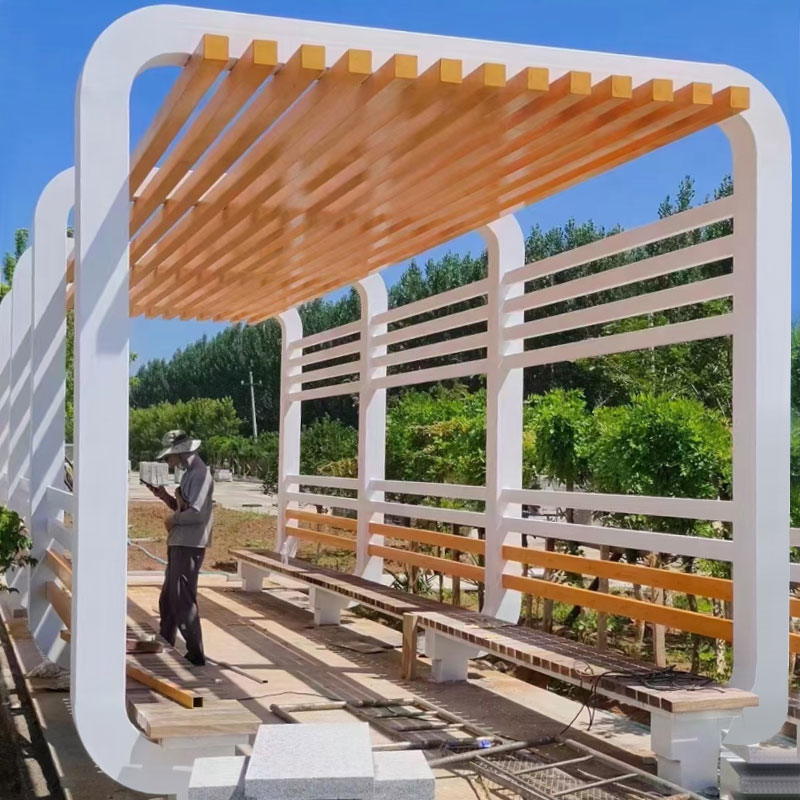 Art pergola immaculata ferro